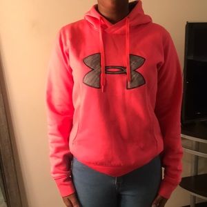 Neon Under Armour sweatshirt
